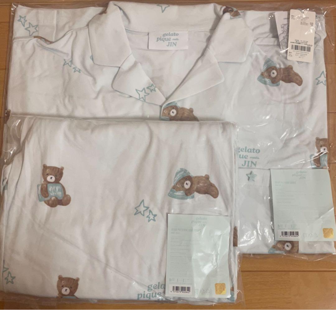 gelato pique JIN BEAR パジャマ セット ミント BTS