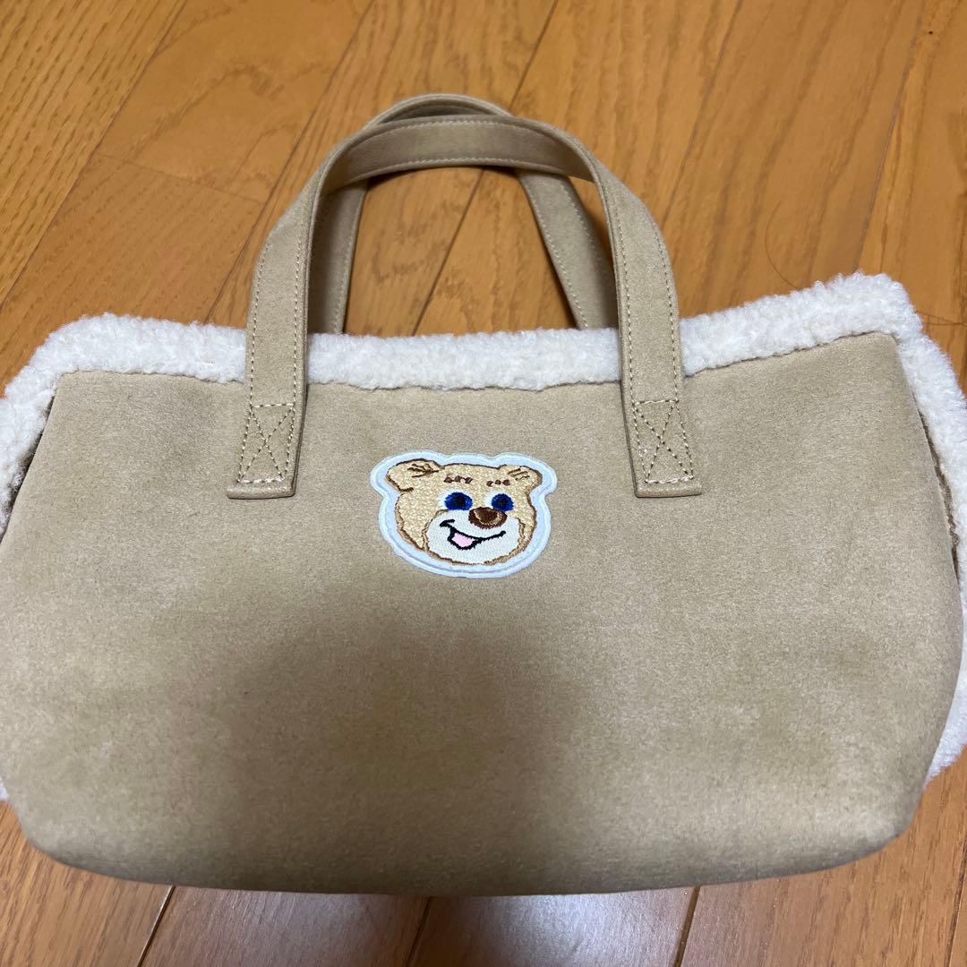 ✨フェイラー　ワッペントート✨ オールドテディ ワッペントートバッグ L/OTE-223025(ライトブルー