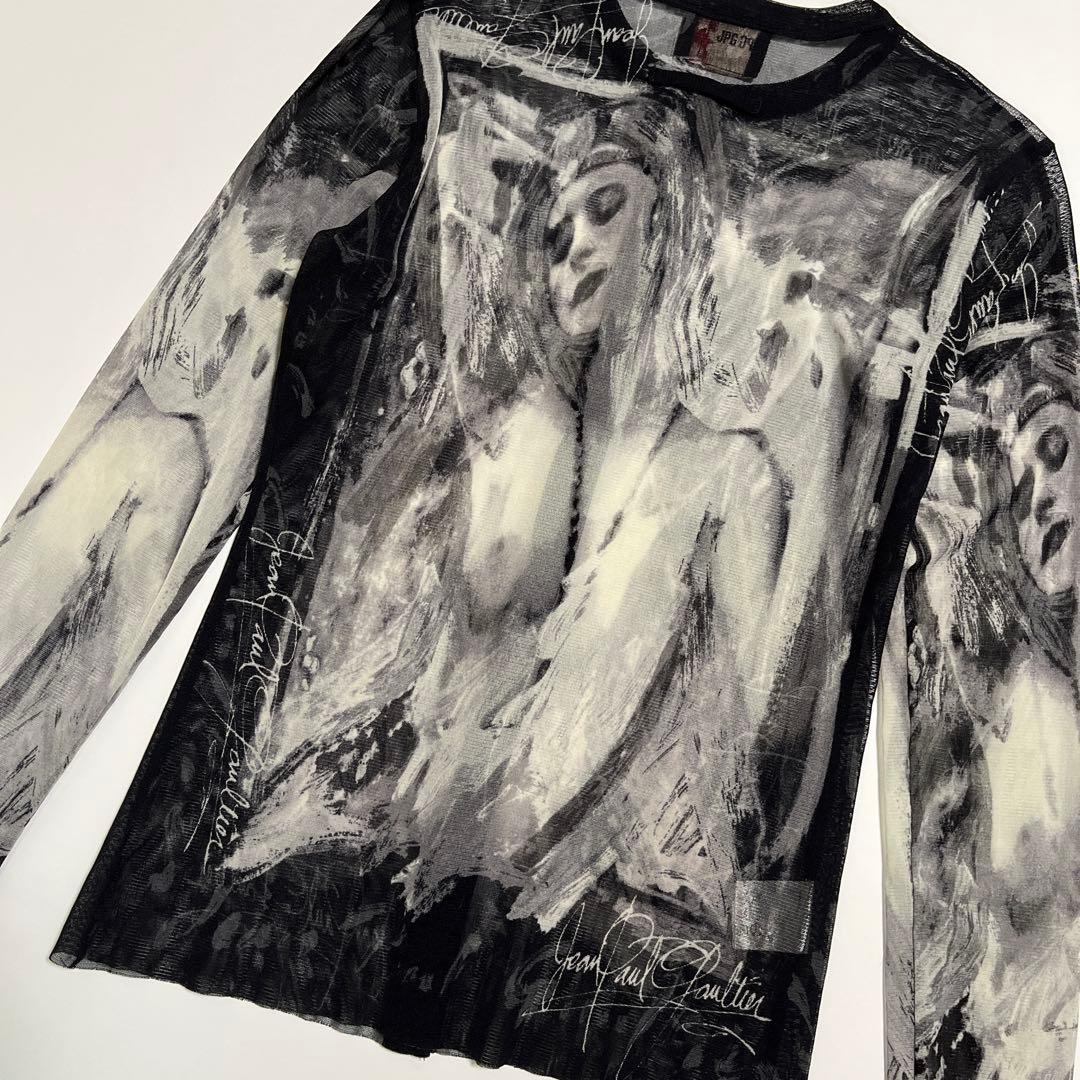 Jean Paul Gaultier パワーネット セカンドスキン カーディガン