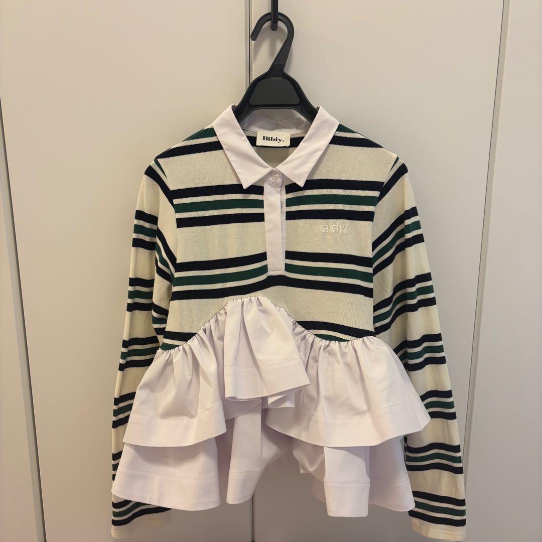 正規品】美品☆Bibiy. LOLA PEPURAMU POLO WHITE - メルカリ