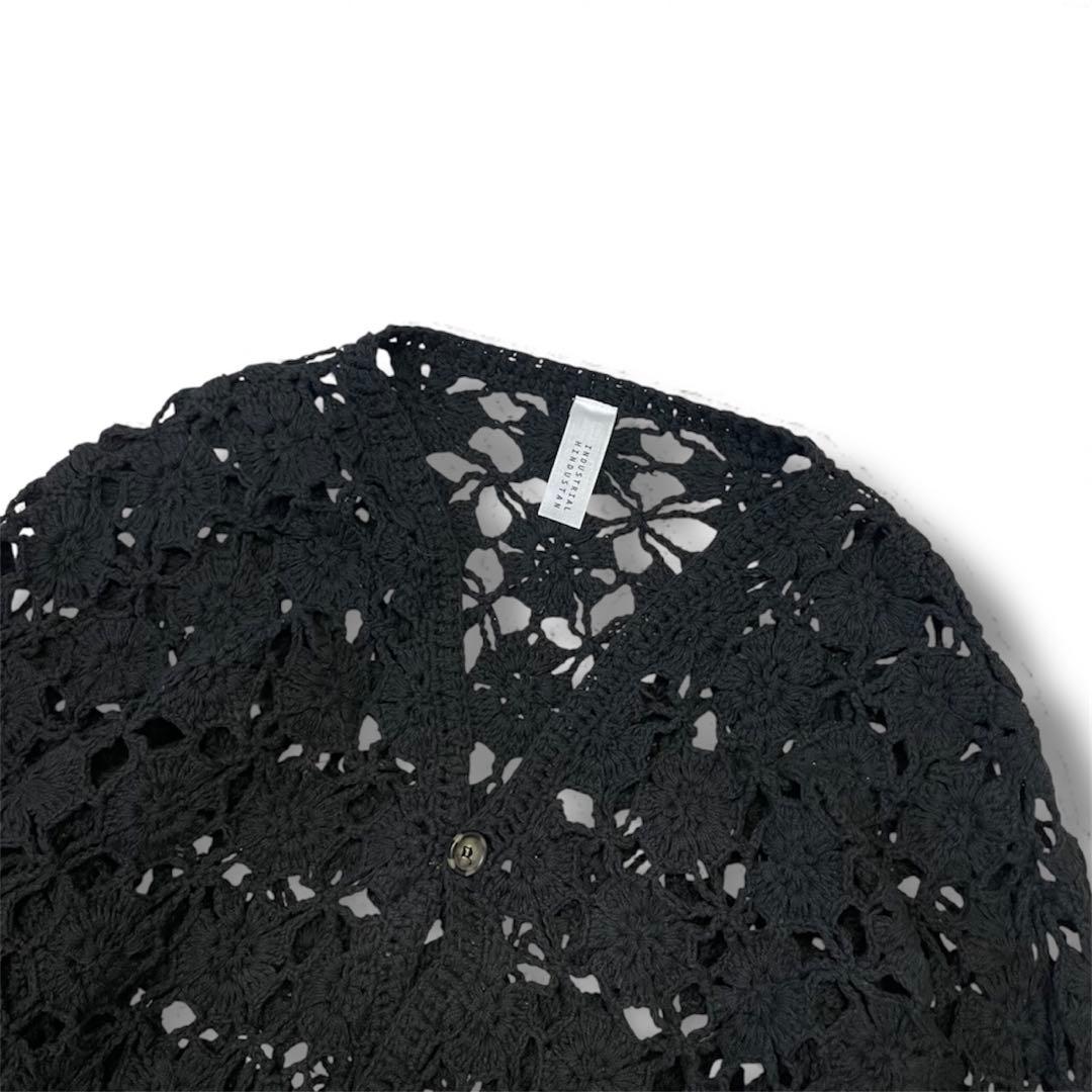 トップス \"NICHE\" crochet cardigan