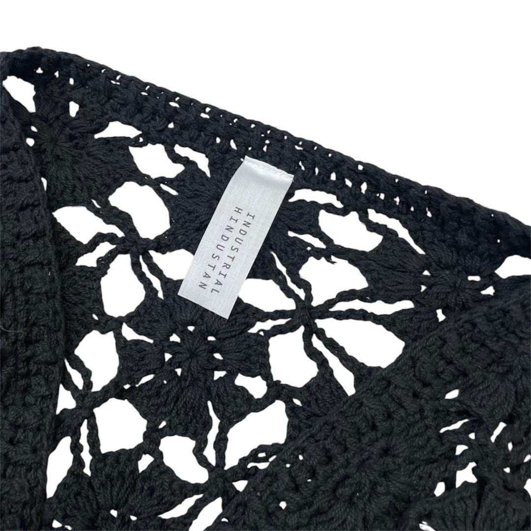 トップス \"NICHE\" crochet cardigan