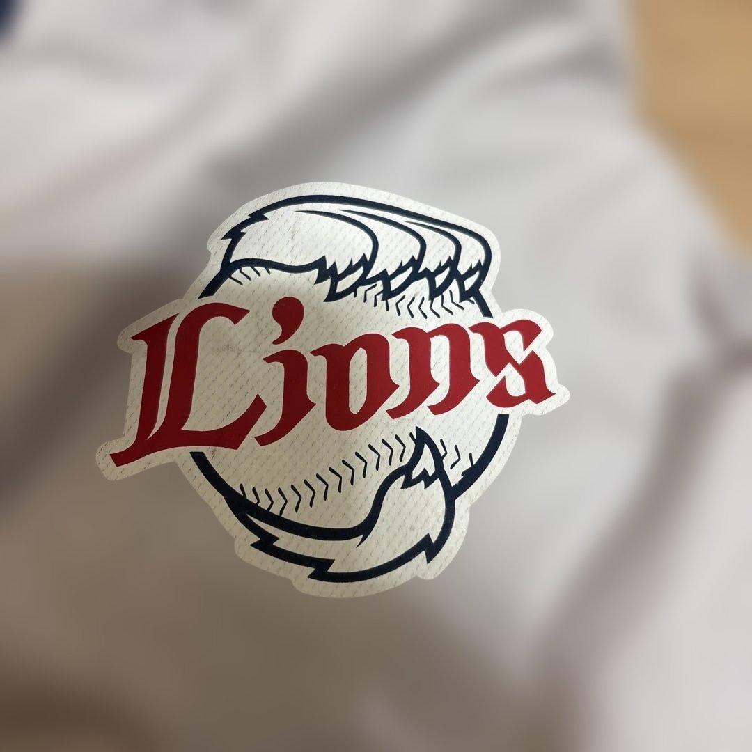 Nike ネイビー ホワイト ジャケット L 西武ライオンズ - メルカリ