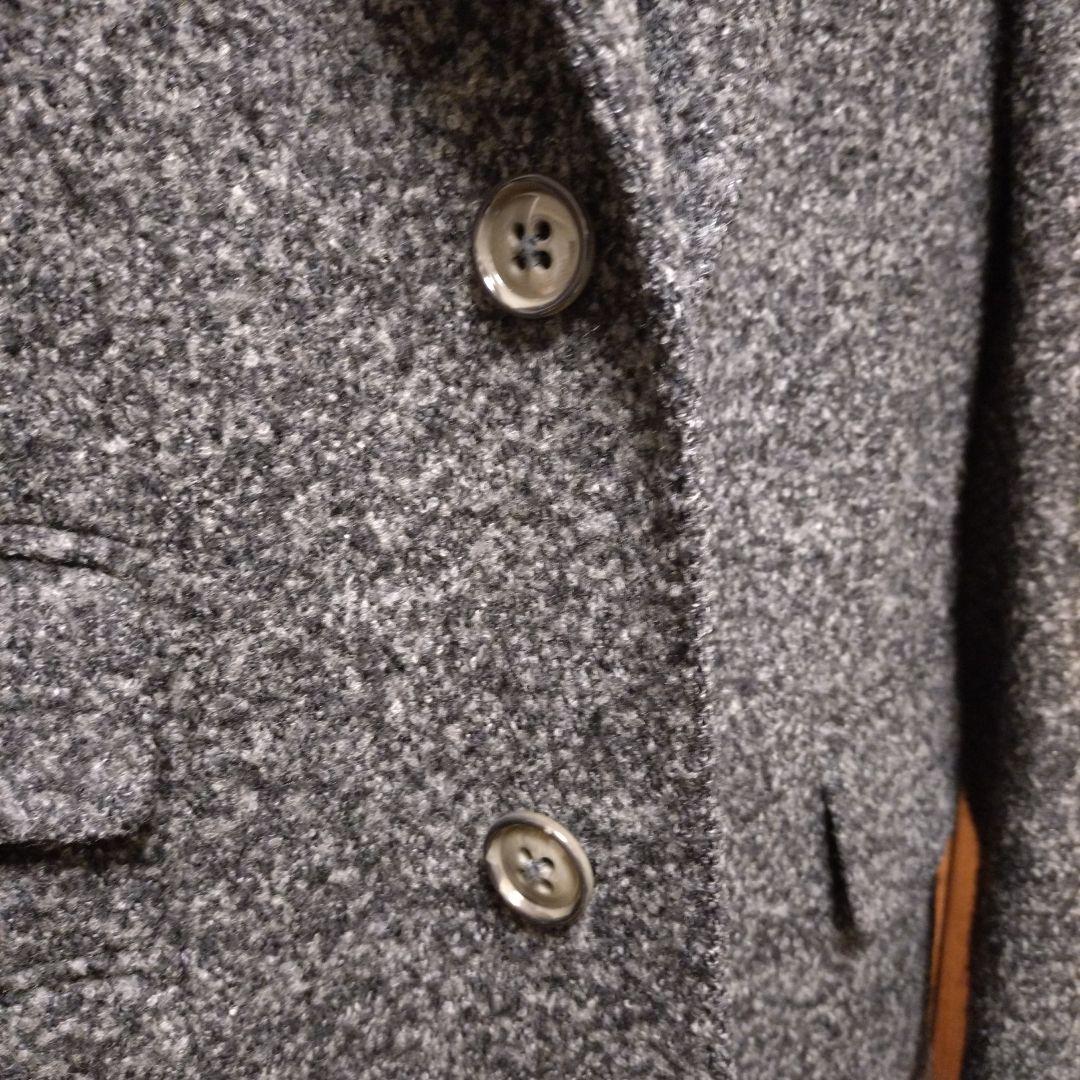 ☆最終値下げ☆L'8(ロット) チェスターコート 四者混ブークレ生地 46