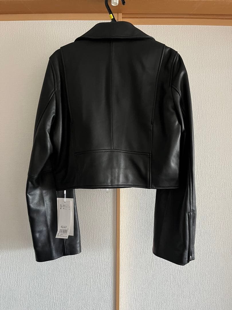 FRAY I.D ラムレザー ダブルライダースジャケット 新品タグ付き - メルカリ