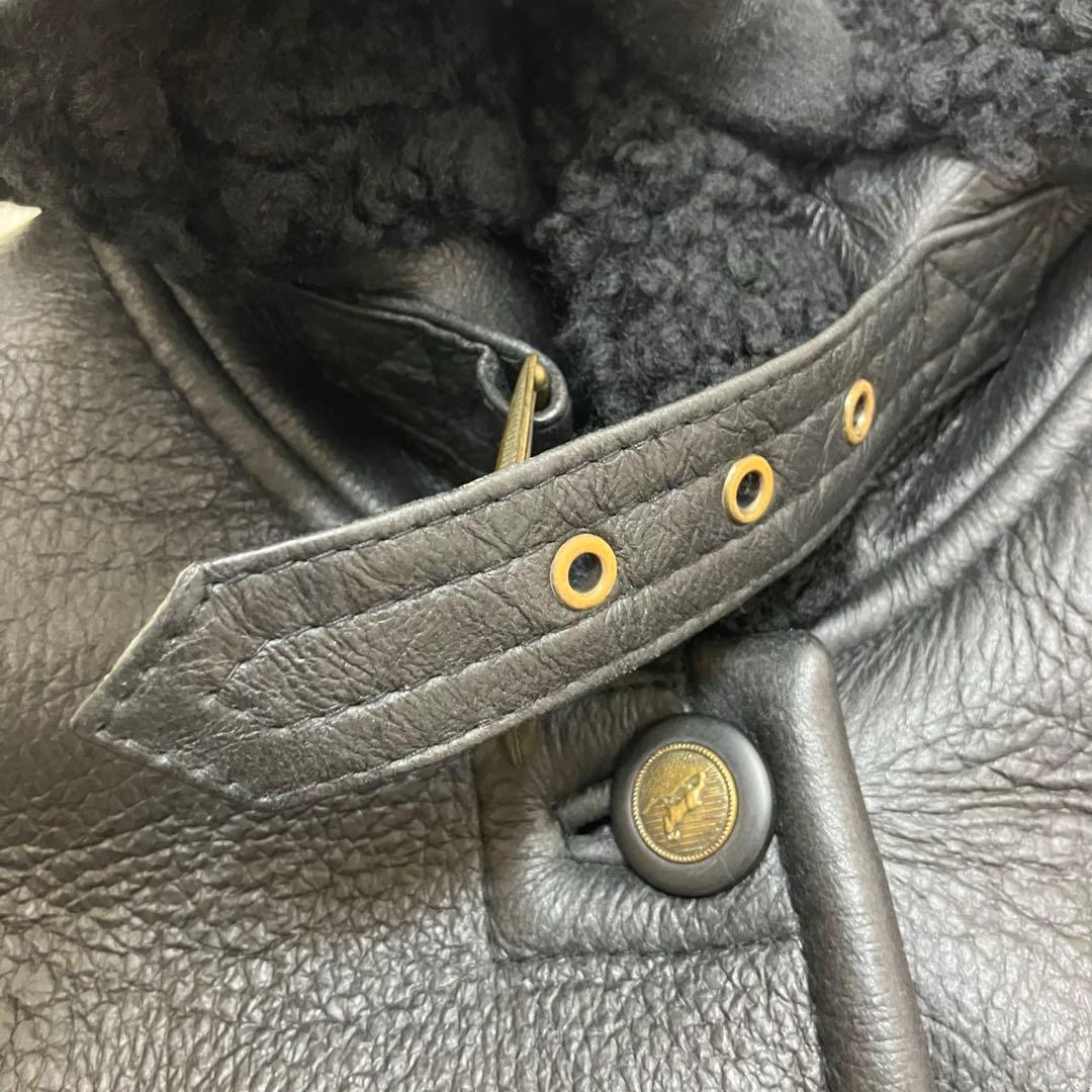 未使用級✨バナナリパブリック B-3 ジープスキン 本革 ムートン