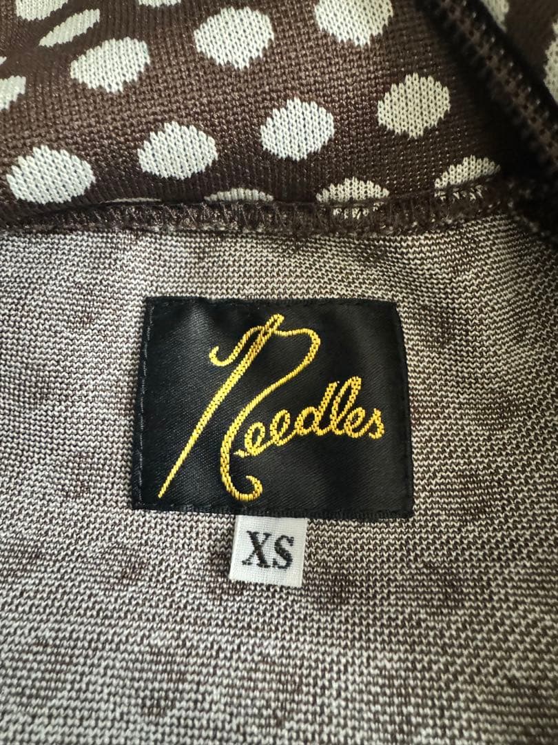 ゆずのわ Needles 水玉模様ジャージ ユニセックスXS