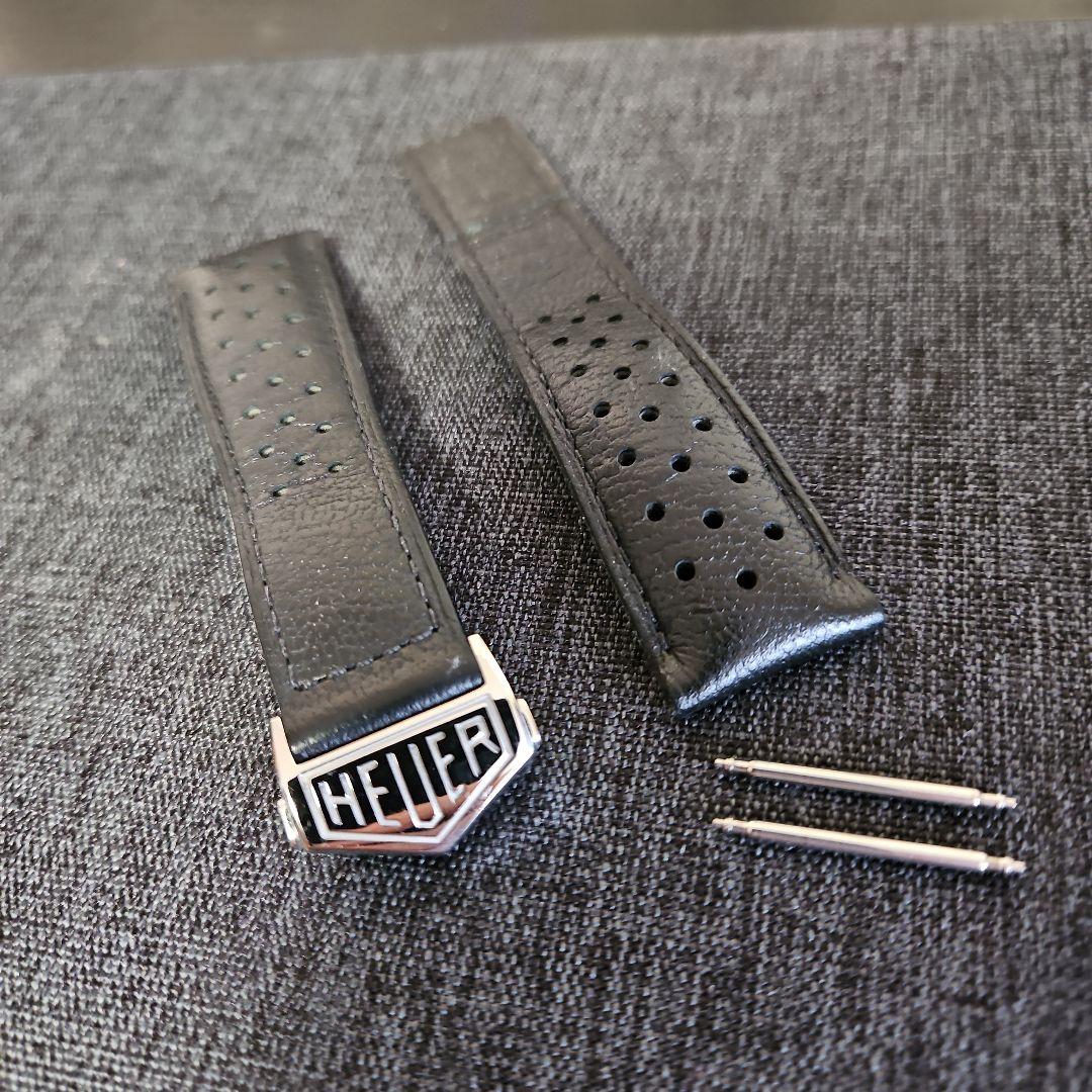 TAG Heuer タグホイヤー モナコ 純正レザーベルト・Dバックルセット
