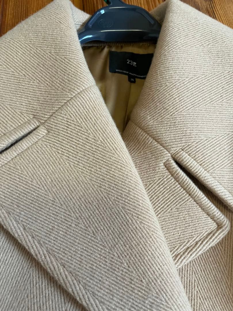 23区 ヘリンボーン ショート ピーコート - メルカリ