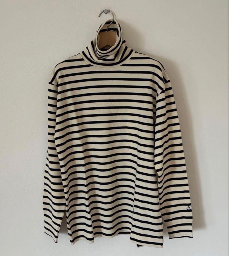 新品　アルモーリュックス　ボーダータートルネック　オフホワイト/ネイビー　5 楽天市場】【スーパーセール 50％OFF】Armor-lux（アルモリュクス