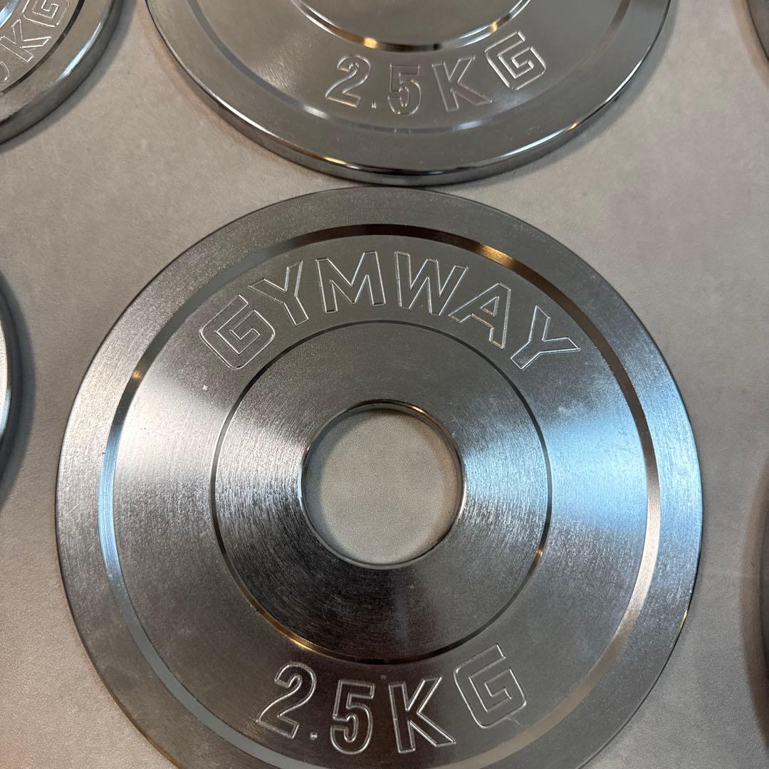 GYMWAY ジムウェイ フラクショナルプレート 6枚セット バーベル用