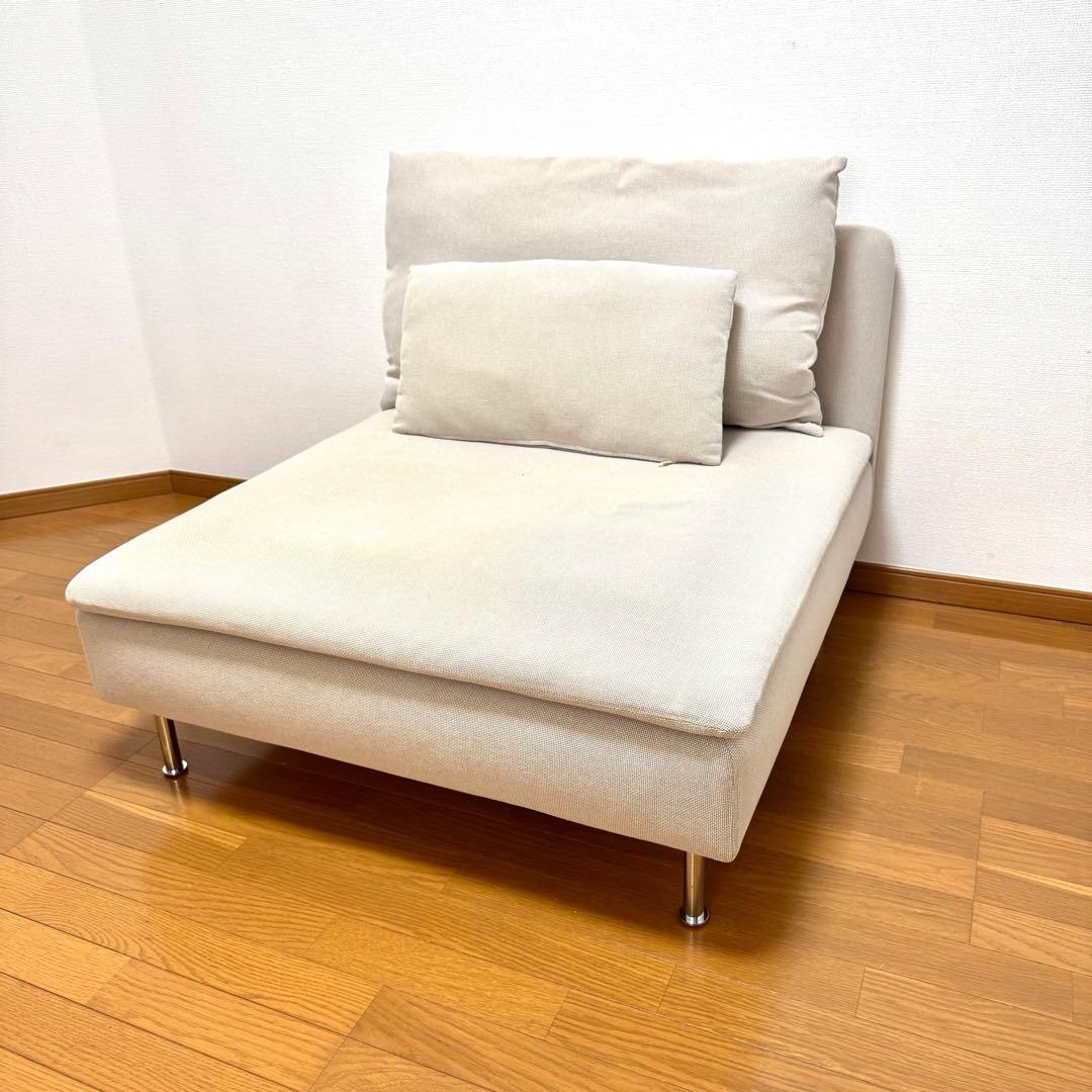 ※今週削除します 【都内無料配送】IKEA イケア ソーデルハムン 1人掛け SÖDERHAMN ソーデルハムン 1人掛けソファセクション, ケーリンゲ 赤