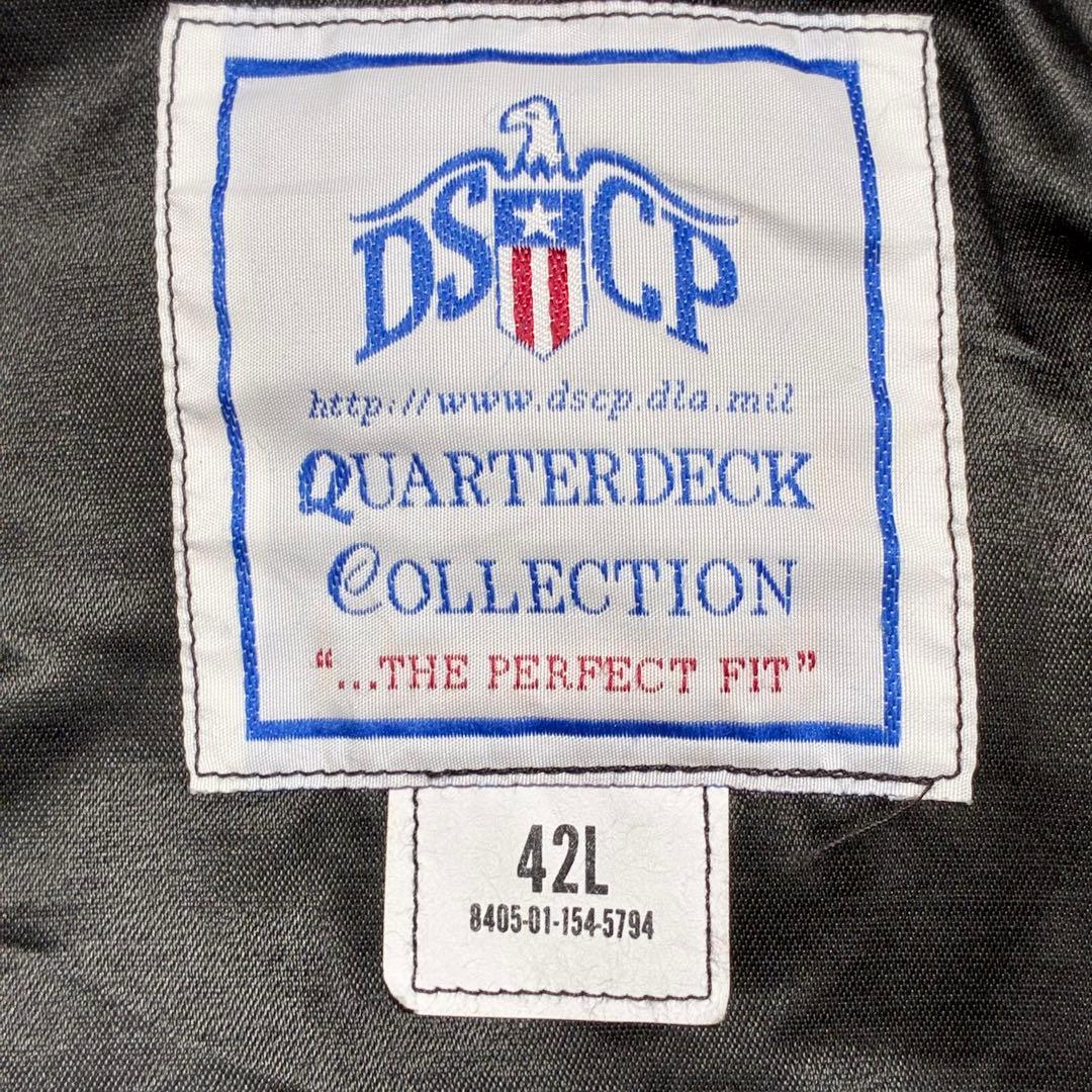 美品✨U.S.NAVY DSCPウール ピーコート 米軍実物 42 XL相当 黒