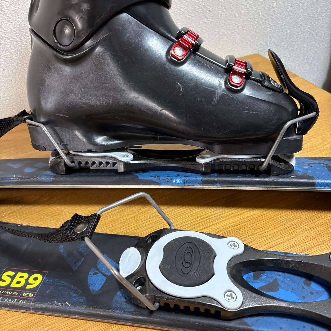 サロモン メンズショートスキーセット ファンスキー hart 28-28.5cm