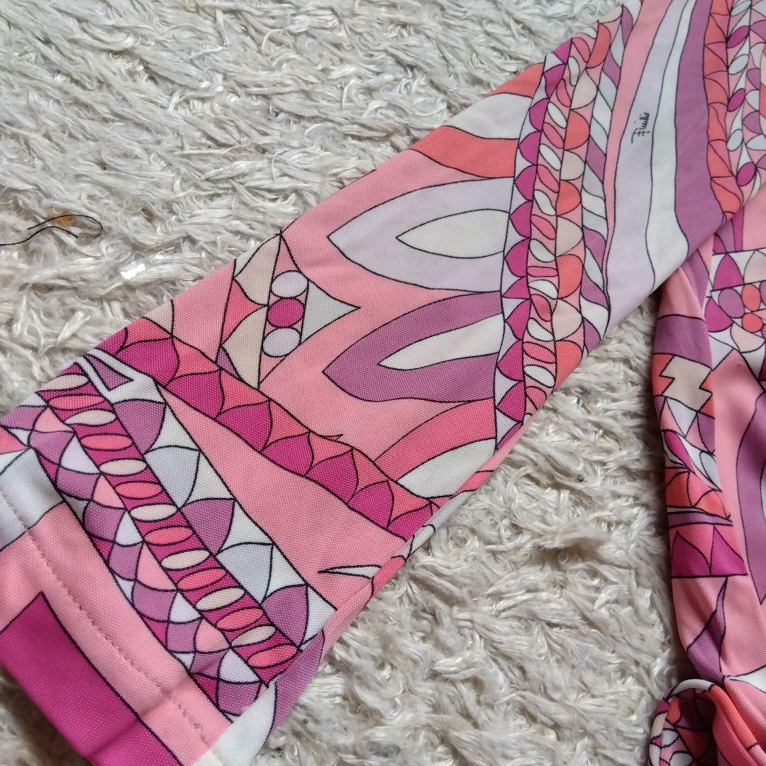 華麗♡エミリオプッチ ワンピース プッチ柄 ピンク PUCCI 36 - メルカリ