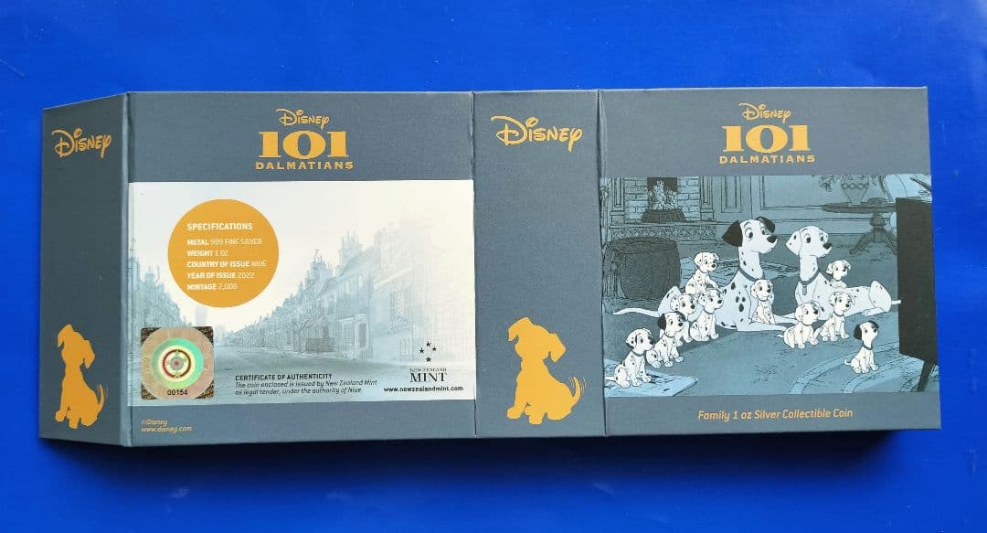 mdga 様専用☆101匹わんちゃん「ファミリー」2ドルカラー銀貨