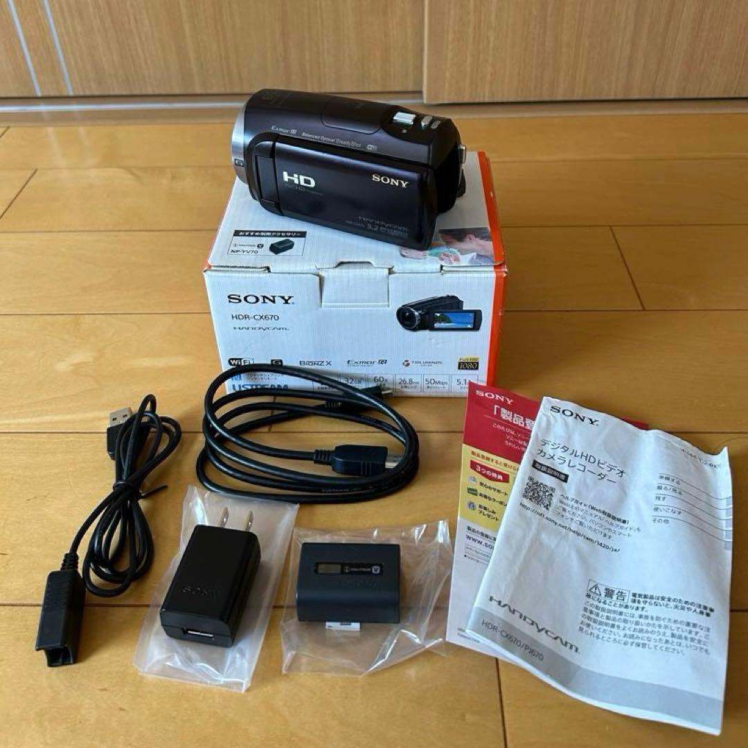 ⚠️ジャンク品 手ブレ補正エラー⚠️SONY ビデオカメラHDR-CX670 ジャンク SONY HDR-CX670 ビデオカメラ - メルカリ