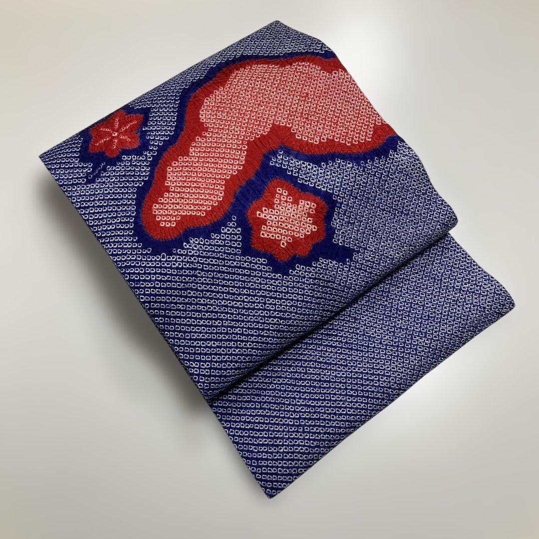 No.3029 未使用シリーズ正絹総絞り九寸帯 超美品 - メルカリ