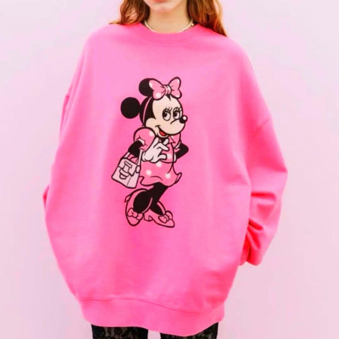 美品【WCJ】SWEAT BIG TOP ミニー ピンク 人気 完売 - メルカリ