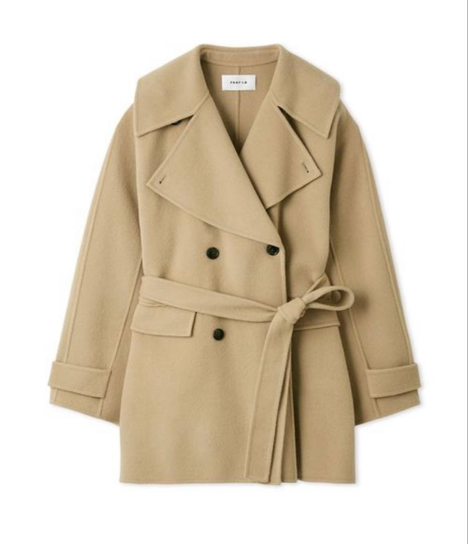 FRAY I.D ウールリバーミドルAラインコート CML - メルカリ