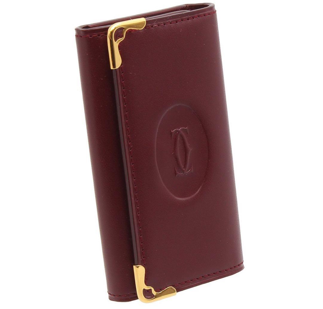 G2474 未使用 カルティエ マスト レザー 4連キーケース - メルカリ