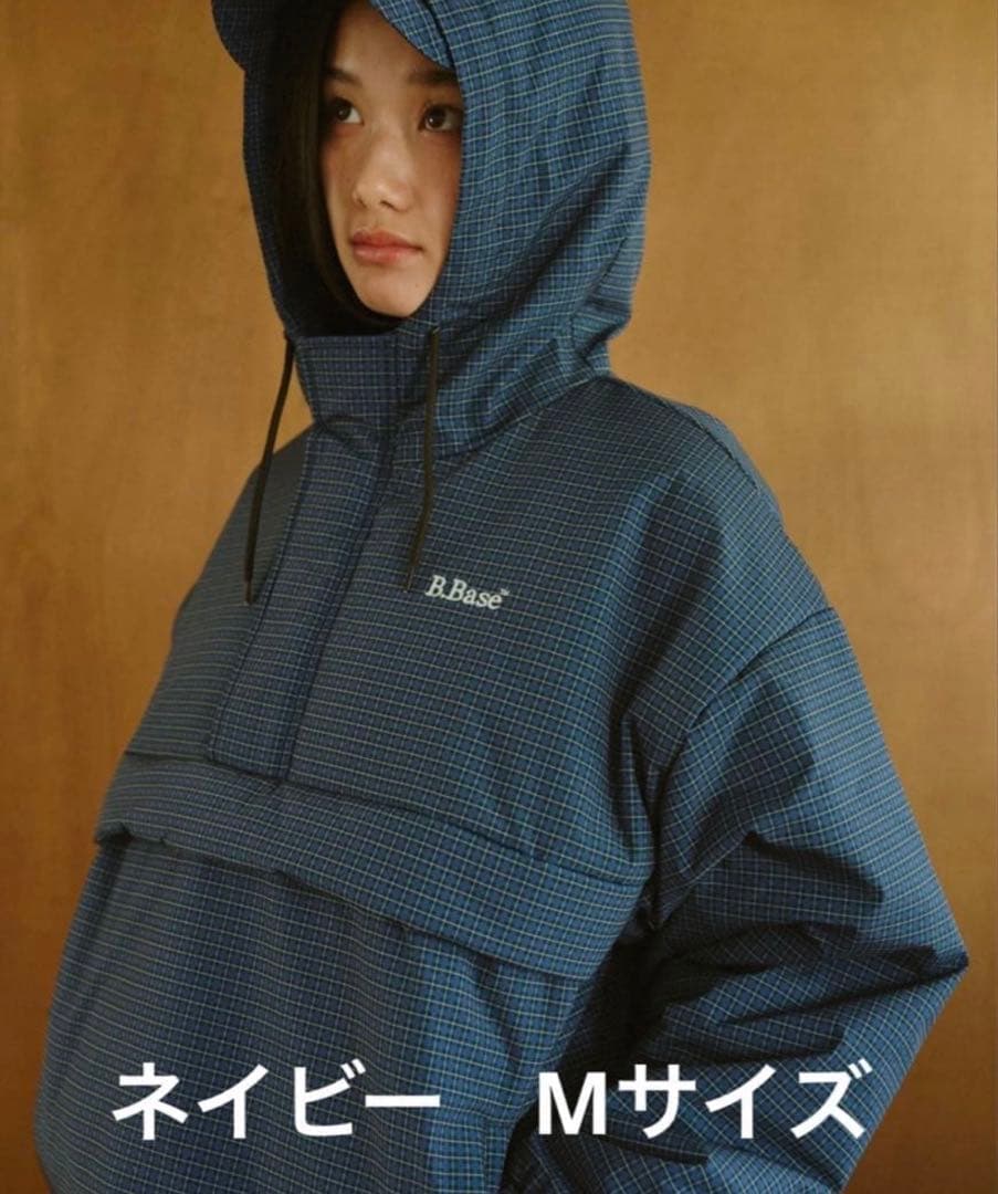 BROKEN BASE パデッドナイロンテックアノラック ネイビー M ナイロンテックアノラック（ナイロンジャケット）｜BROKEN BASE