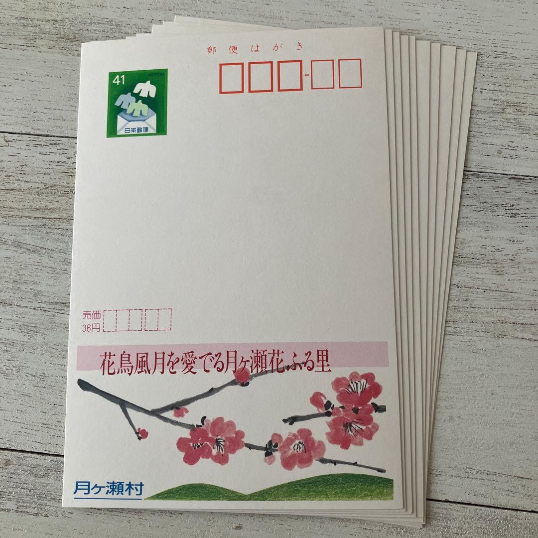 平成レトロ エコーはがき 広告付き 郵便はがき 郵便番号5桁 41円 10枚