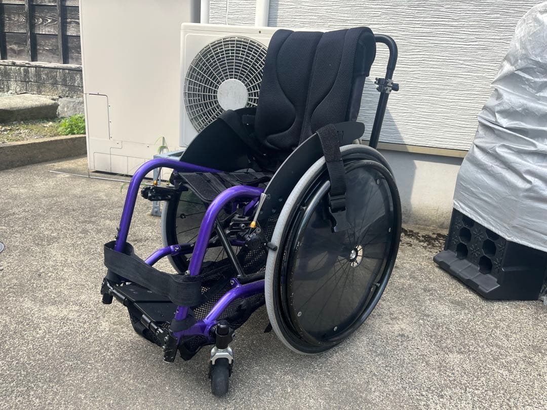 車椅子 紫 キッズ　小学生 ノーヴァ_ライズアクティブ フォーキッズ NOVA_RiseActive for Kids