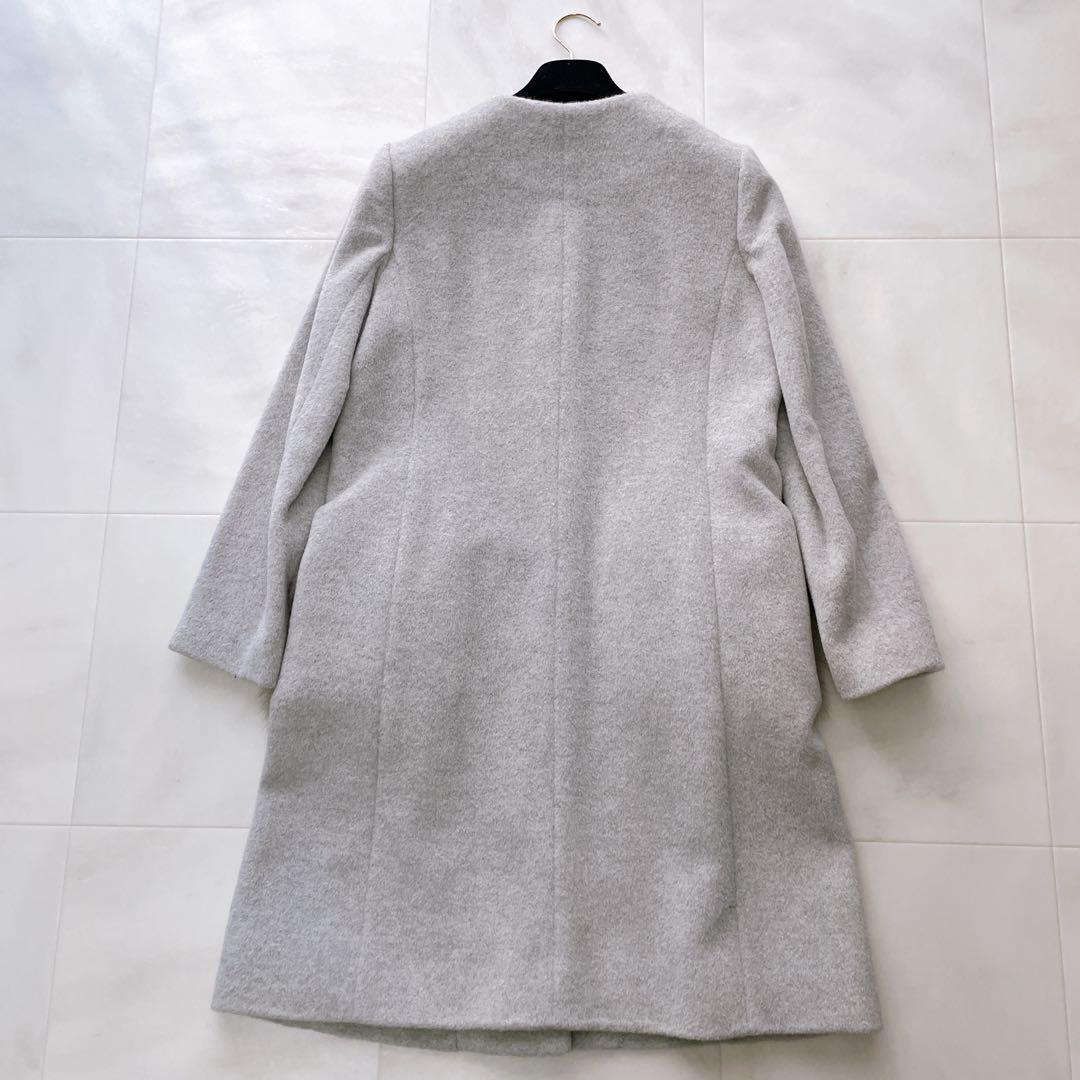 新品タグ付き✨アナイ 2wayノーカラーコート フォックスファーポケット