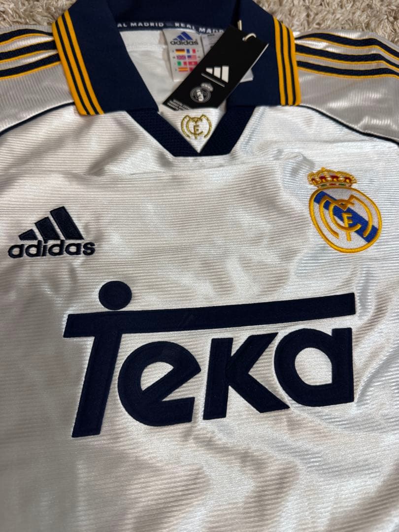 正規品新品未使用 レアルマドリード 復刻版 99/00 レプリカユニフォーム adidas レアルマドリード BRING BACK 99 ホーム ユニフォーム KRL90