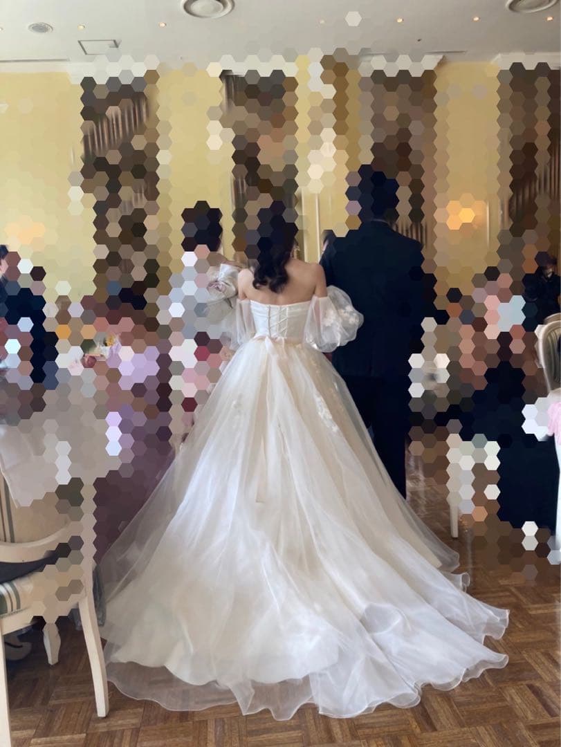 7号 CHIARA ウェディングドレス CIL-9556 ホワイト Aライン - メルカリ