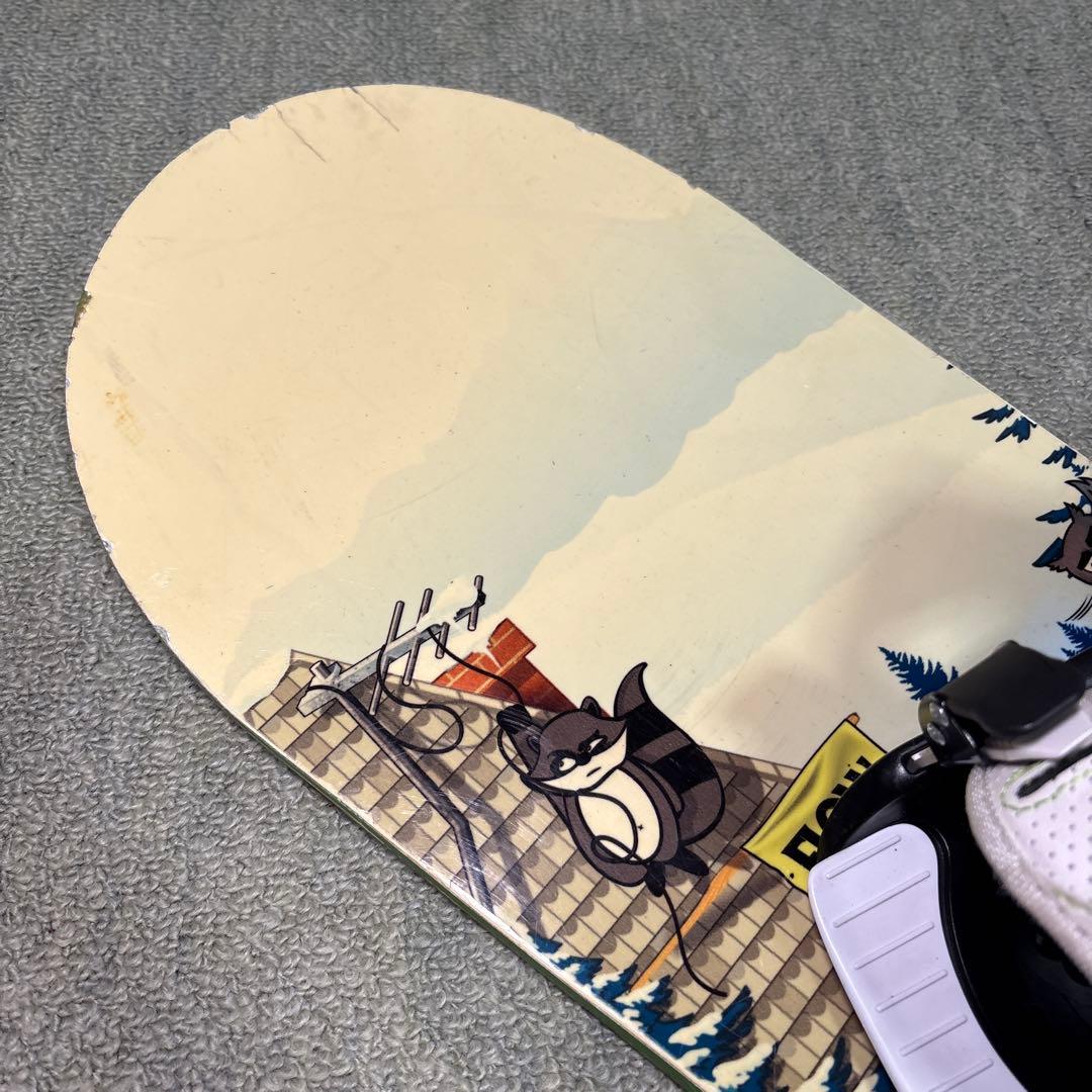 子供用スノーボード110cm バインディング付き - メルカリ