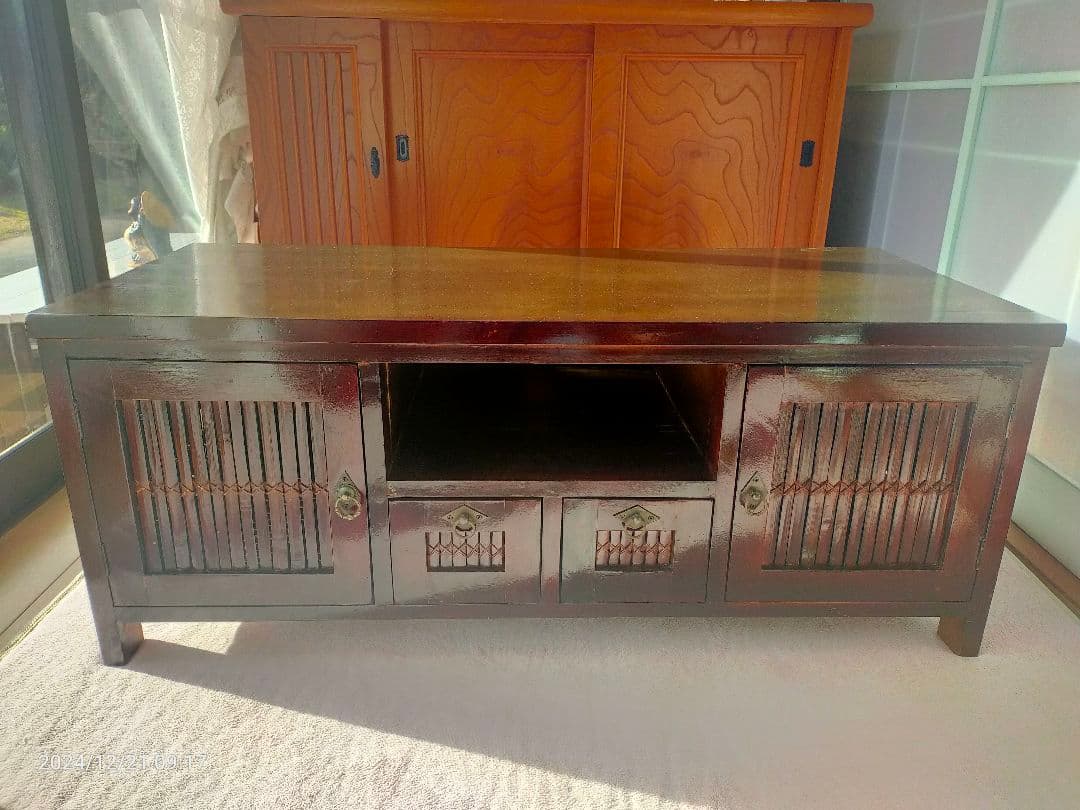 値下げしました✨アンティーク木製テレビボード 引き戸付き 楽天市場】【期間限定5800円引き】【公式】テレビボード テレビ台 収納