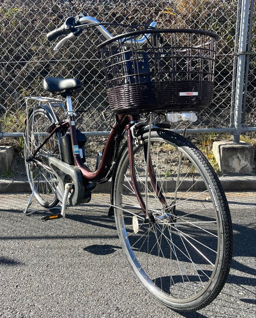 ヤマハPASナチュラ電動アシスト自転車タイヤ新品交換済26インチ整備済関東圏配送 ヤマハ PAS ナチュラ M イエロー 26インチ KL033【中古車】 – e-CHARIty