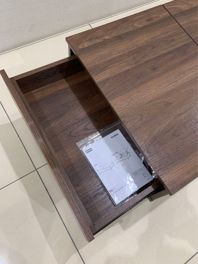 極美品 完売品 ニトリ センターテーブル リフティ 100 昇降リビング