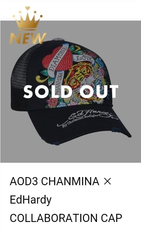 CHANMINA × EdHardy COLLABORATION CAP - メルカリ
