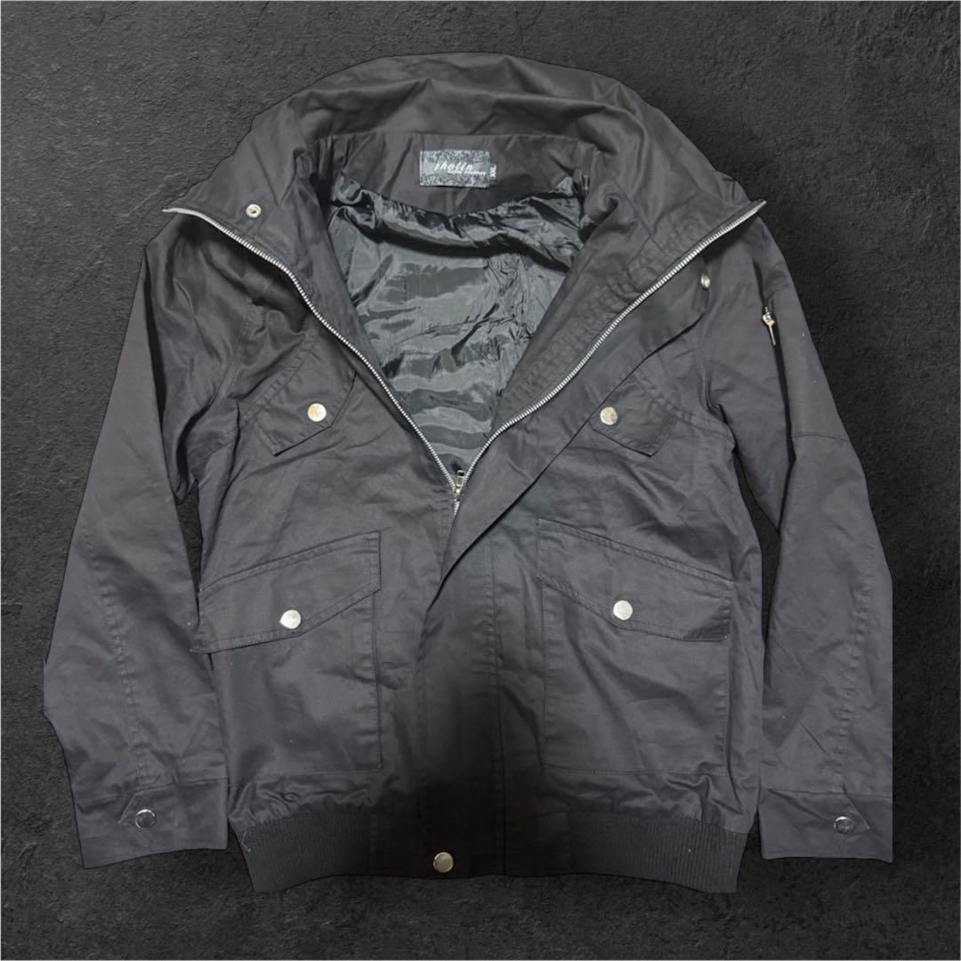 00s archive highneck black jacket - メルカリ