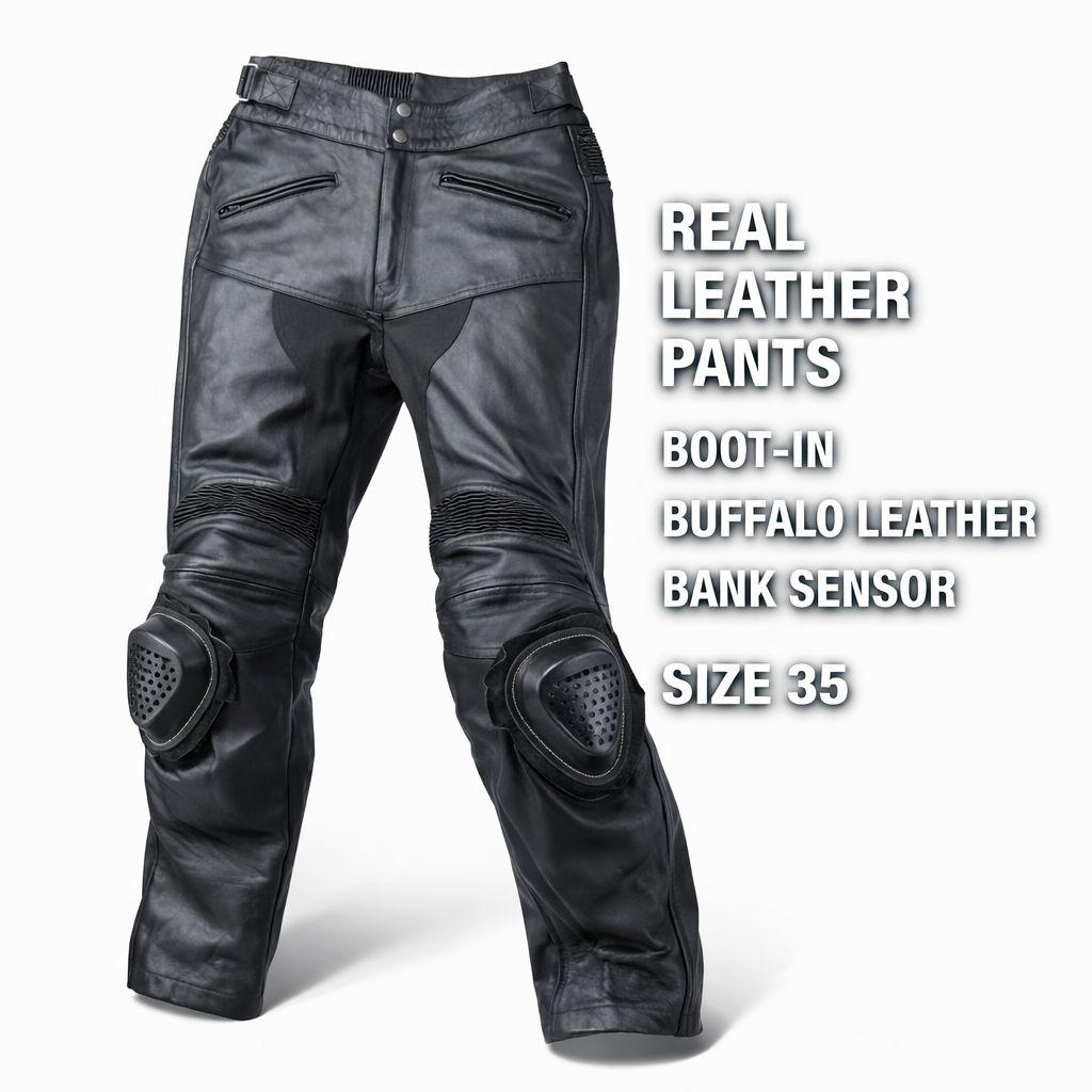 本革レザーパンツ ブーツイン バンクセンサー付 SIZE35 Amazon.co.jp: 本革 レザーパンツ バンクセンサー付 ブーツイン なめし