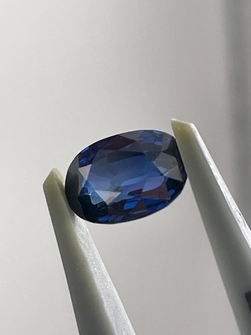 1.70CT 非加熱ブルーサファイア GIA鑑別書付