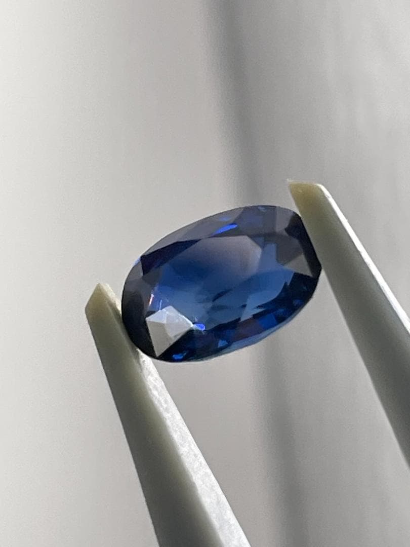 1.70CT 非加熱ブルーサファイア GIA鑑別書付