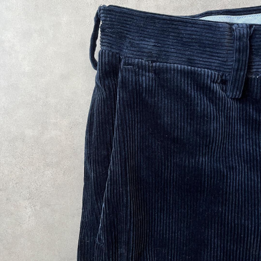 ポロラルフローレン W34 コーデュロイ ポロチノ ボトム 古着 紺 18216