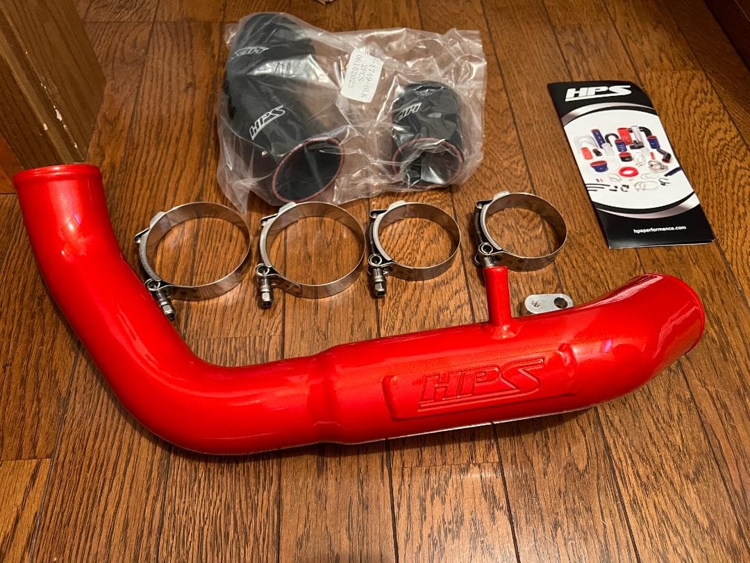 HPS レッドインタークーラー ホットチャージパイプ ドレスアップインタークーラーパイプ 国内純正OP 純正定価5%OFF エボ10