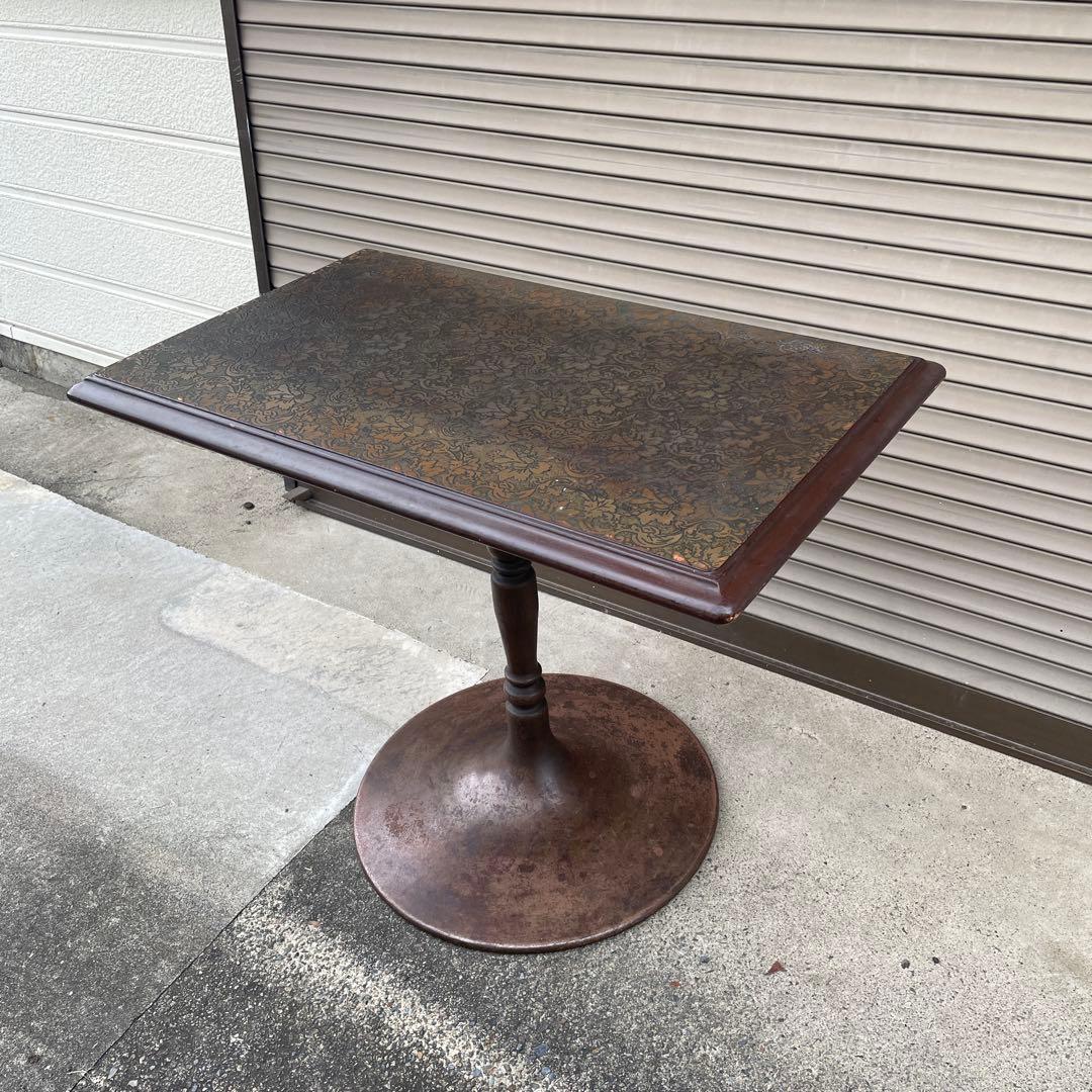 レア美品！純喫茶 銅板 珈琲テーブル 当時物 喫茶店 昭和レトロ 美品