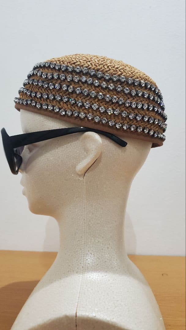 GUCCI帽子 グッチ希少クリスタルハット GUCCI帽子 グッチ希少