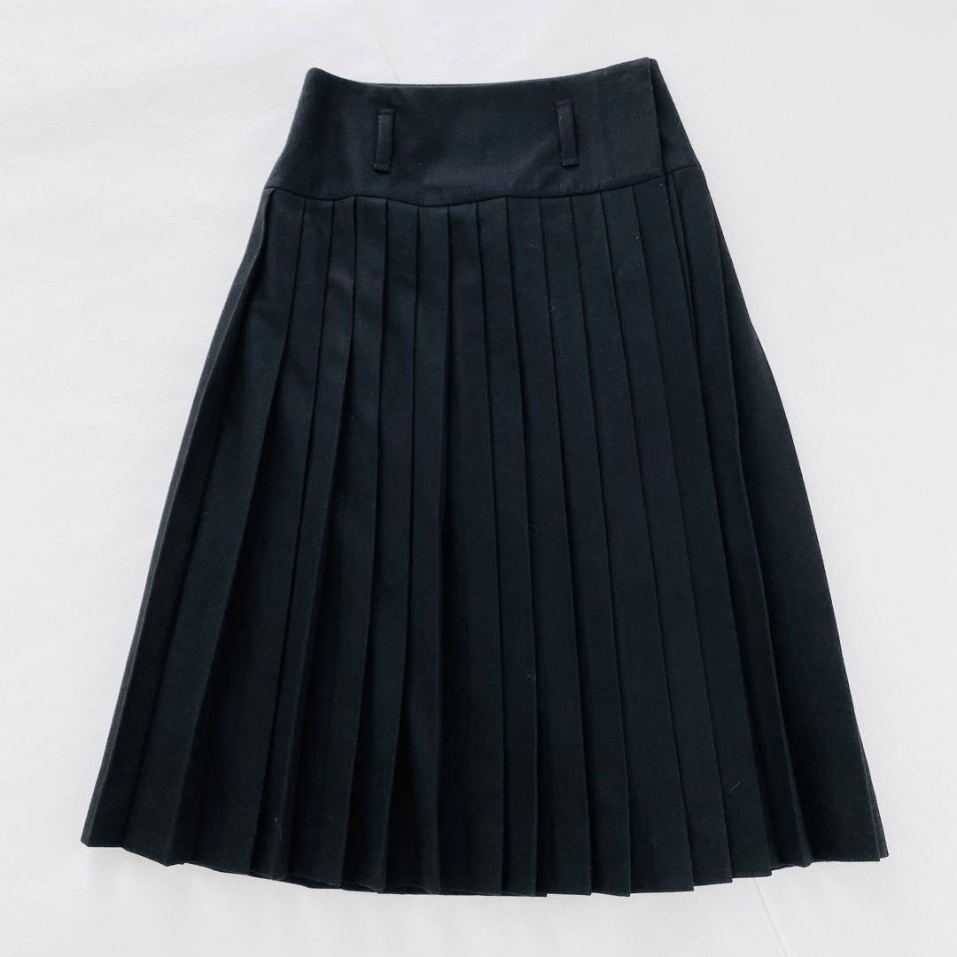 美品 22AWマーガレットハウエル×フォックスブラザーズ ウールプリーツ