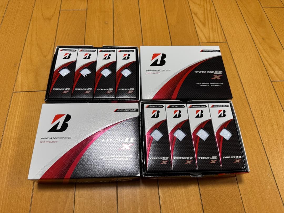【新品】ブリヂストン TOUR B X ゴルフボール 12個入り 4ダース 2022年モデル日本正規品 ブリヂストンゴルフ ツアービー シリーズ