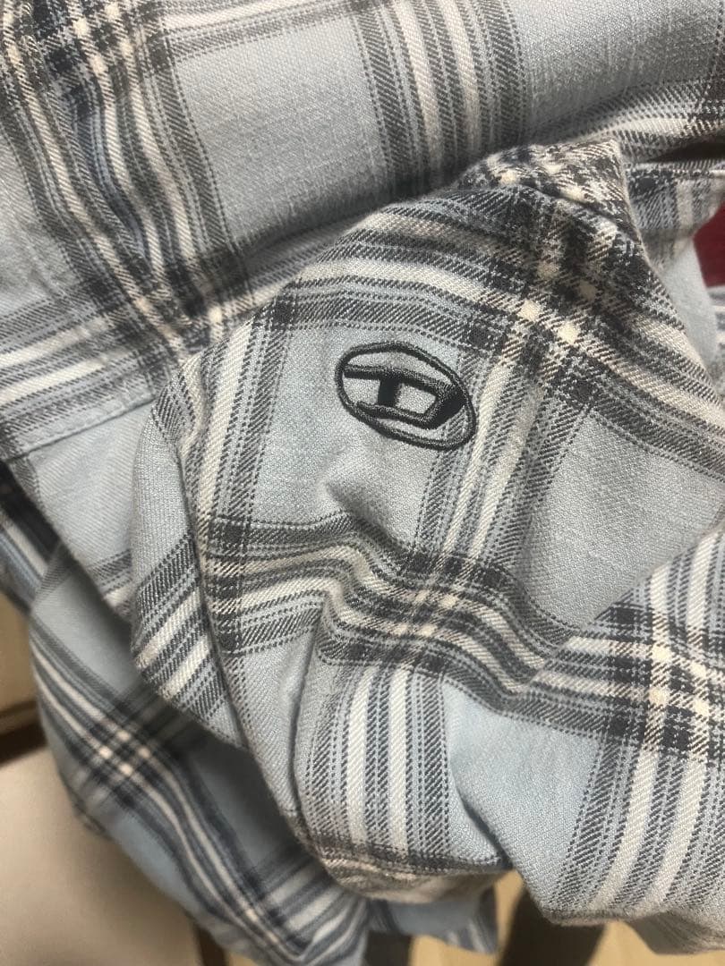 DIESEL フード付きチェックシャツ 48美品 - メルカリ