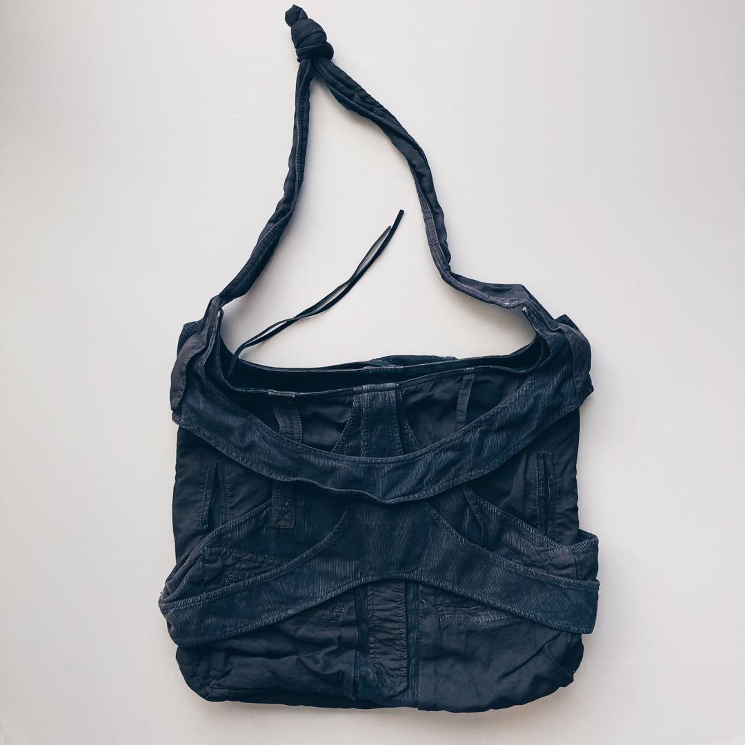 美品】バレンシアガ ニコラ期 コーデュロイ Bag 黒 ブラック - メルカリ