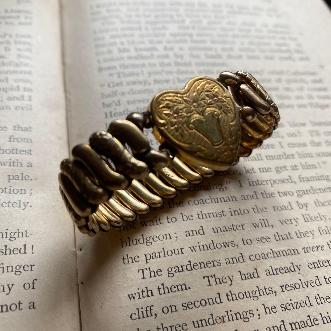 【貴重】USヴィンテージ スイートハートブレスレット④ ヴィンテージ スウィートハート ブレスレット【1920'~】【Unknown