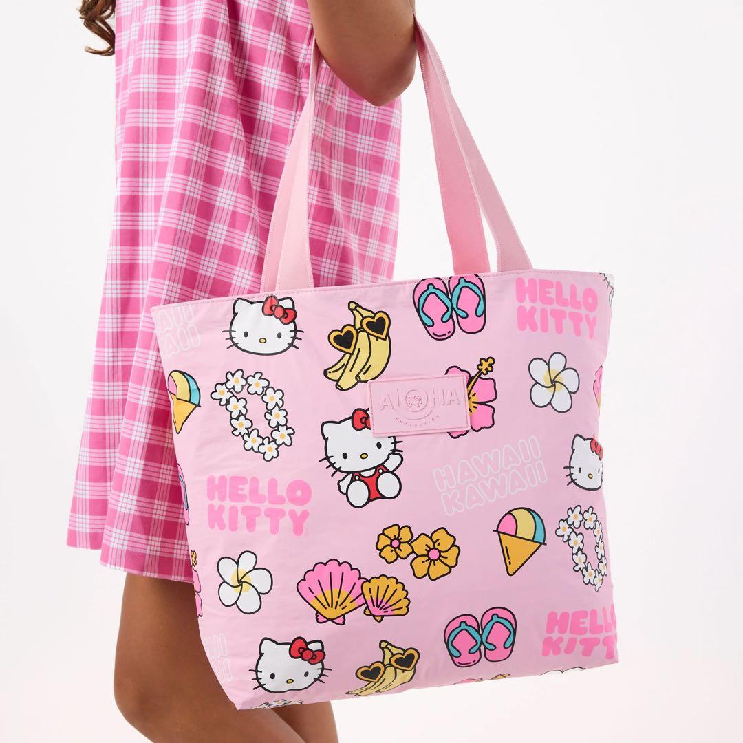 アロハコレクション ハローキティ トートバッグ ピンク - メルカリ